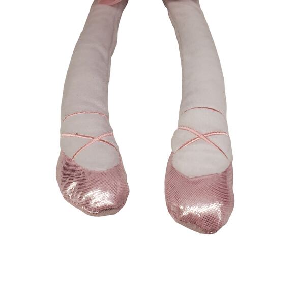 Elephant Ballerina Pink Sparkle Plush 20 Inch Elephant Ballerina Plush Toy Stuff - Picture 5 of 12